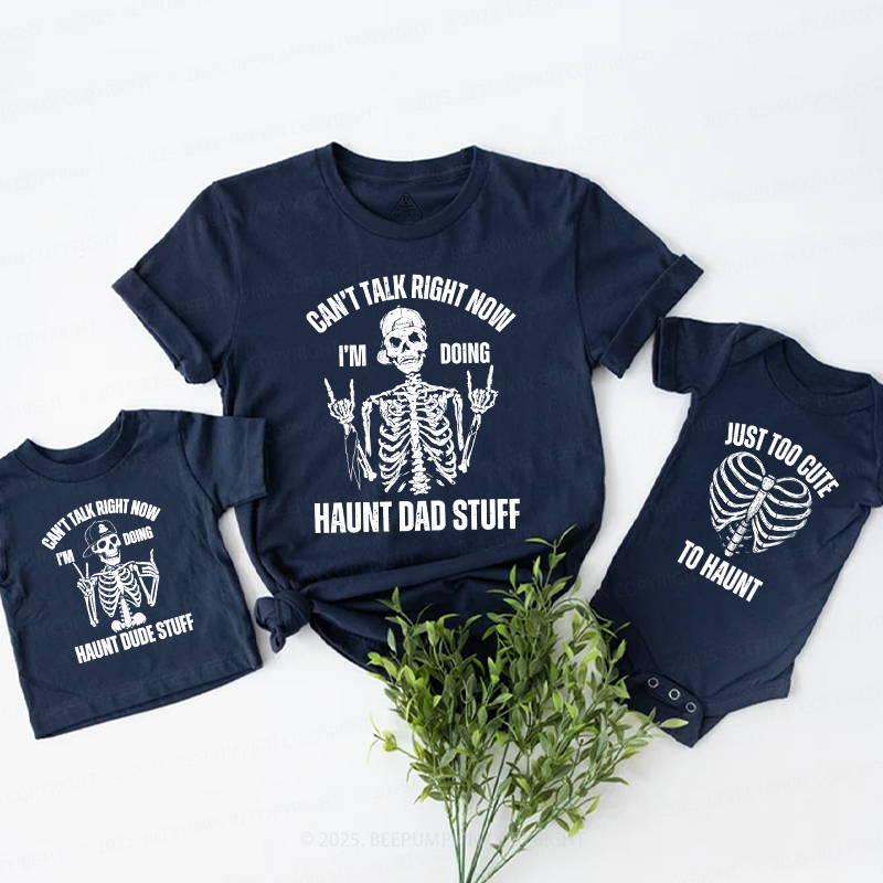Personalized Bone Family Collection Halloween Family Matching Shirts