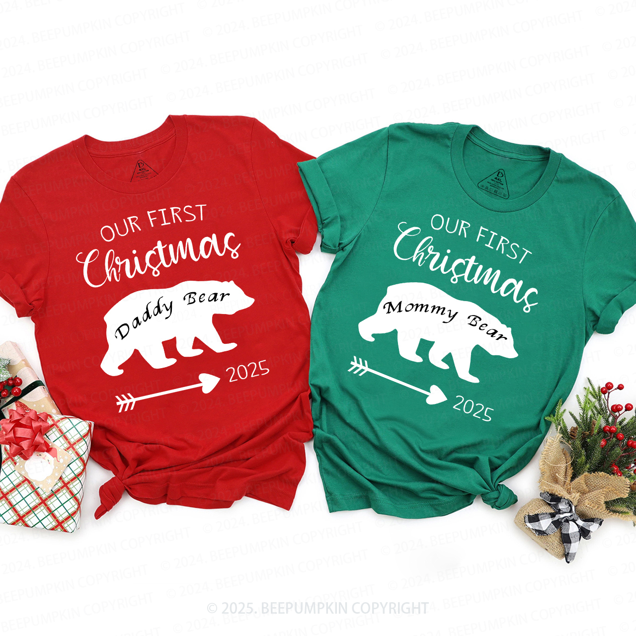 2025 Christmas Bear Family Matching Shirt