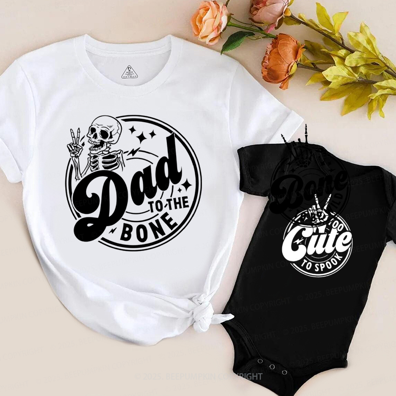 Personalized Skeleton Squad Halloween Family Matching Shirts