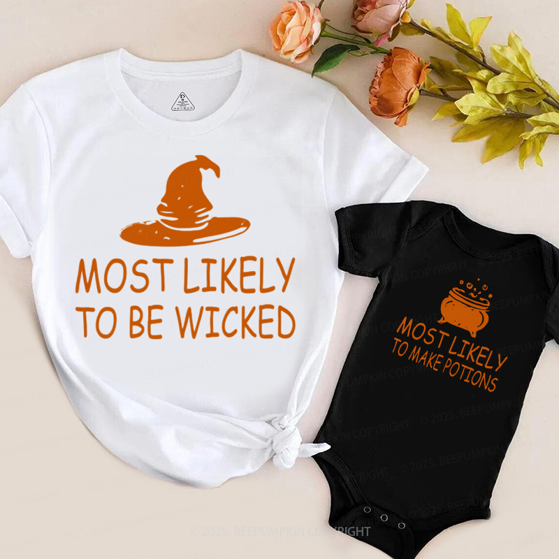 Personalized Most Likely To Halloween Family Matching Shirts