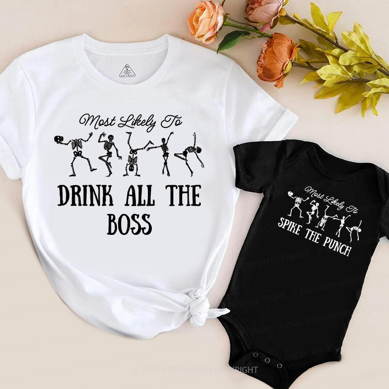 Personalized Wickedly Likely Halloween Family Matching Shirts