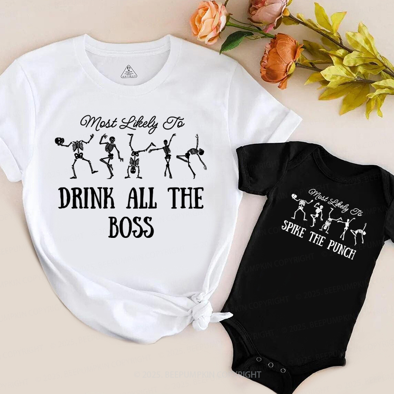 Personalized Wickedly Likely Halloween Family Matching Shirts