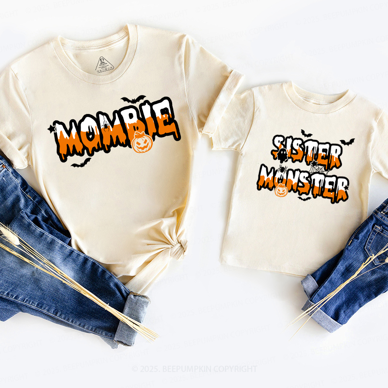 Personalized Monster Drip Halloween Family Matching Shirts
