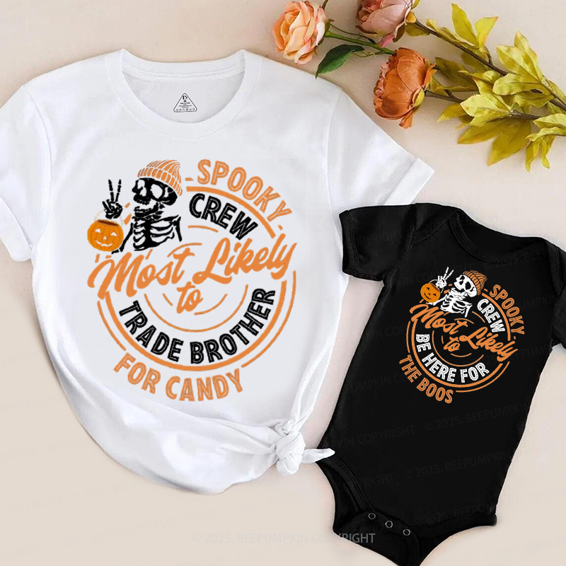 Personalized Creep It Real Squad Halloween Family Matching Shirts
