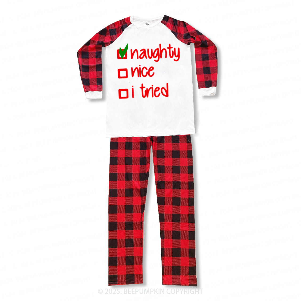 Personalized Naughty Or Nice Family Matching Pajamas