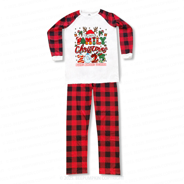 Personalized Christmas Magic 2025 Family Matching Pajamas