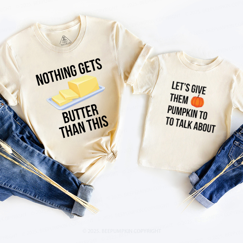 Personalized Thanksgiving Foods Group Family Matching Shirts