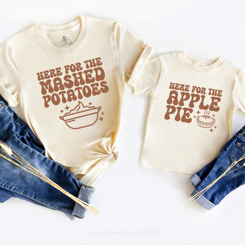Personalized I’m Here For Thanksgiving Family Matching Shirts