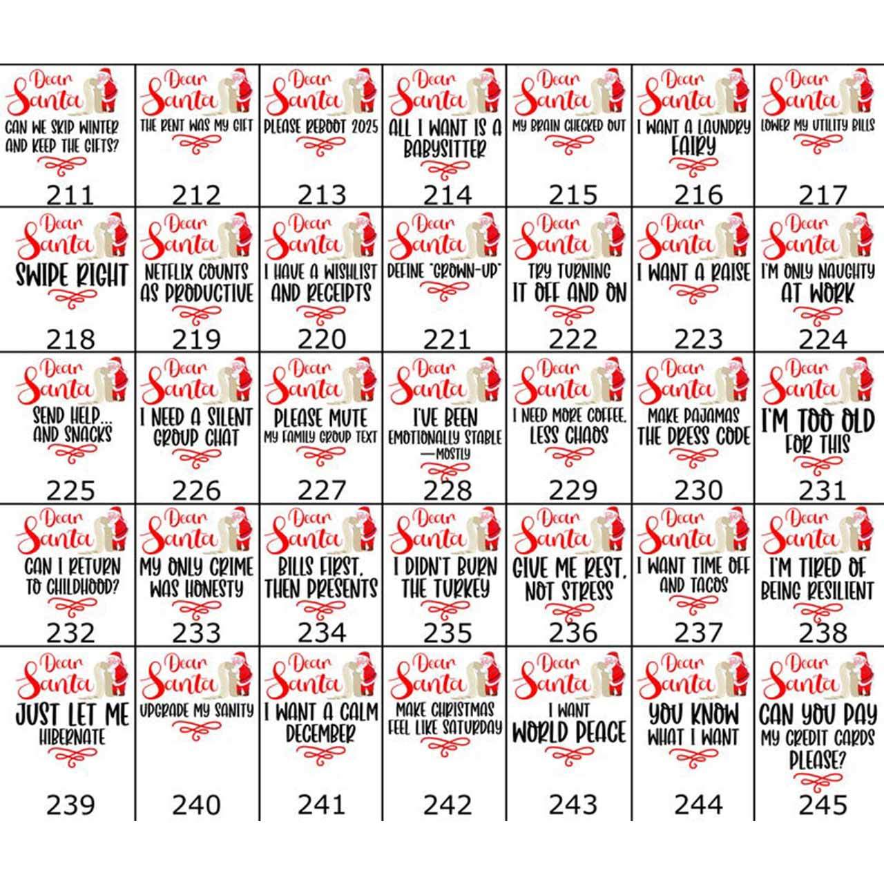 Personalized Dear Santa Christmas Family Matching Pajamas