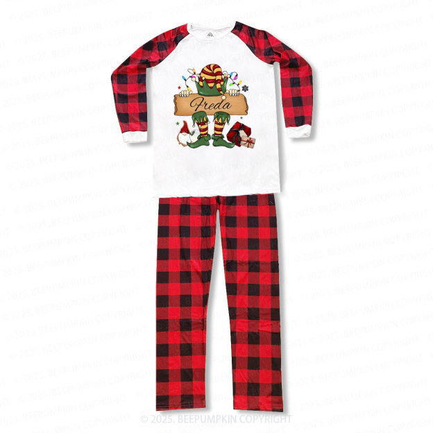 Personalized Elf's Gift Family Matching Pajamas