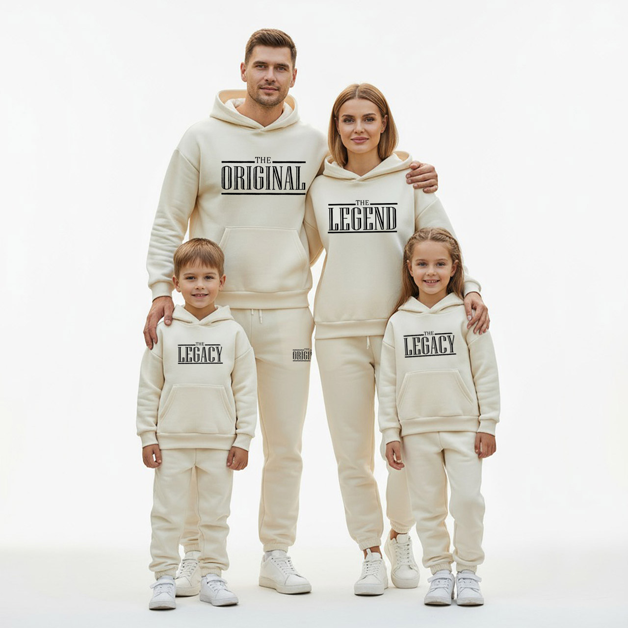 Personalized The Original Legend Legacy Family Matching Hoodie Set
