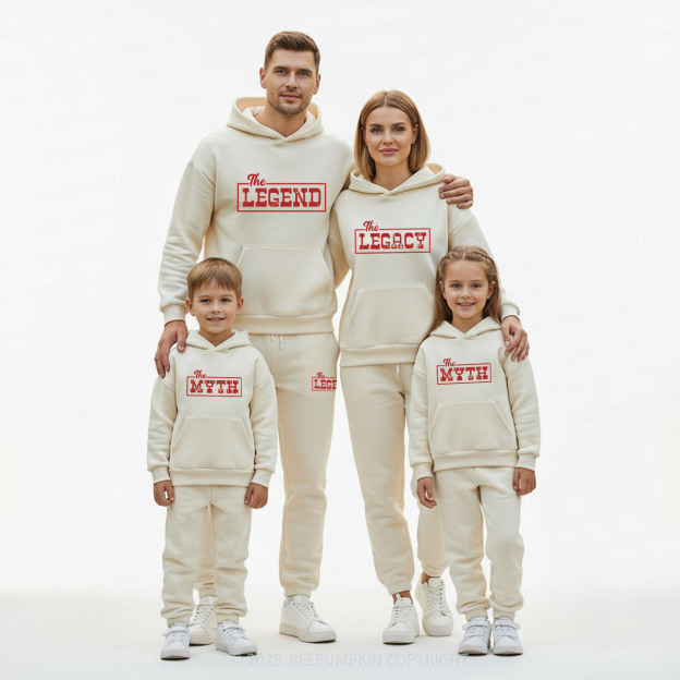 Personalized Legend Family Matching Hoodie Set