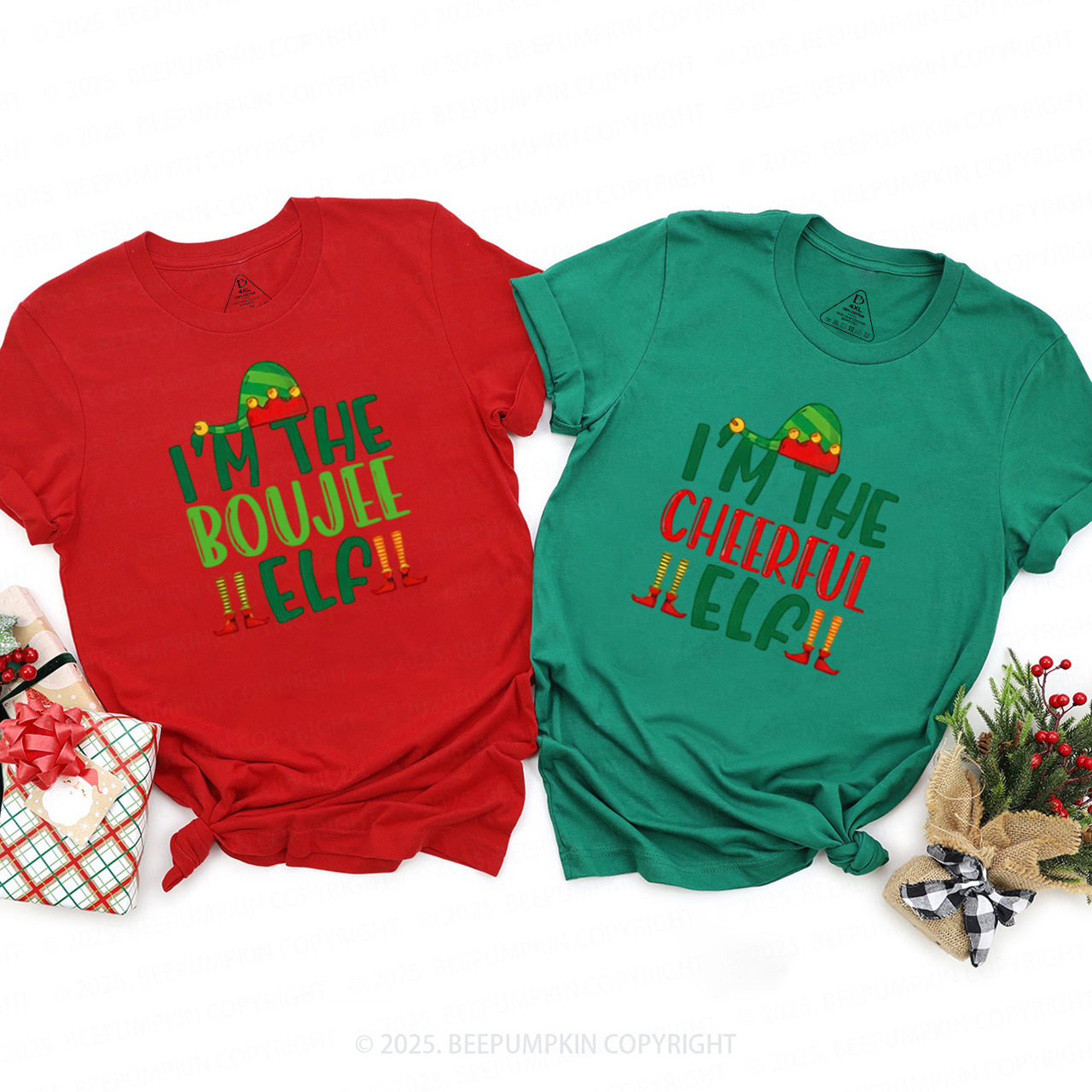 I'm The Elf Family Matching T-Shirts Beepumpkin
