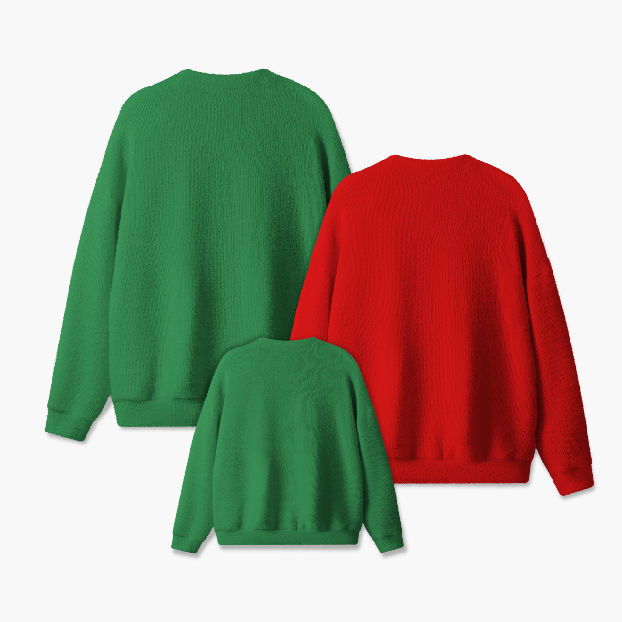 The Whole Family Is Together Family Matching Knit Sweatshirt