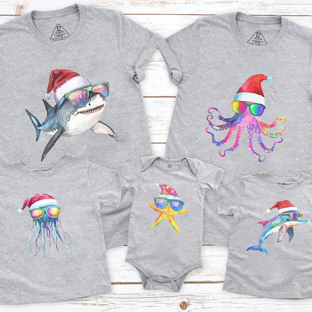 Personalized Christmas Cruise Family Matching T-Shirts Beepumpkin