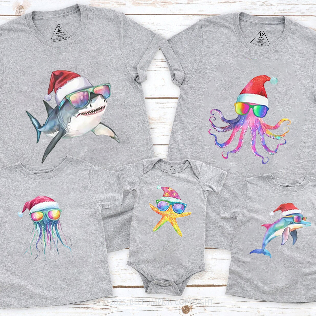 Personalized Christmas Cruise Family Matching T-Shirts Beepumpkin