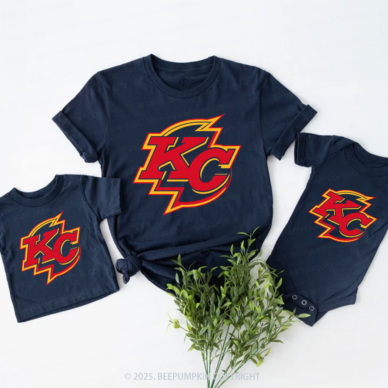 Red Flash KC Family Matching Tees Beepumpkin