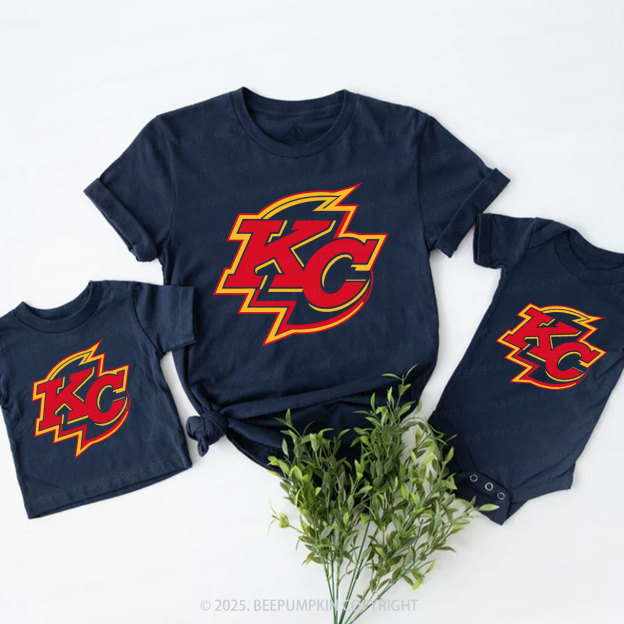 Red Flash KC Family Matching Tees Beepumpkin