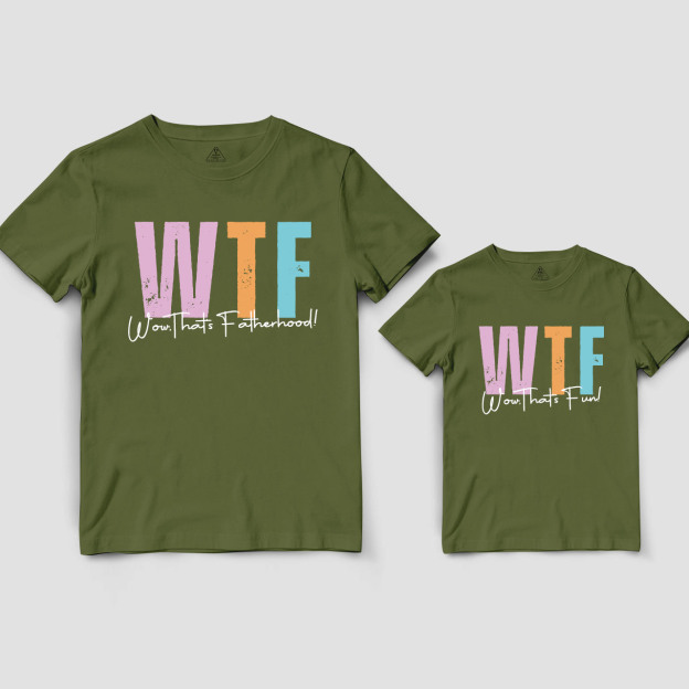 Wow, That's Fatherhood! Dad&Me Matching Shirts