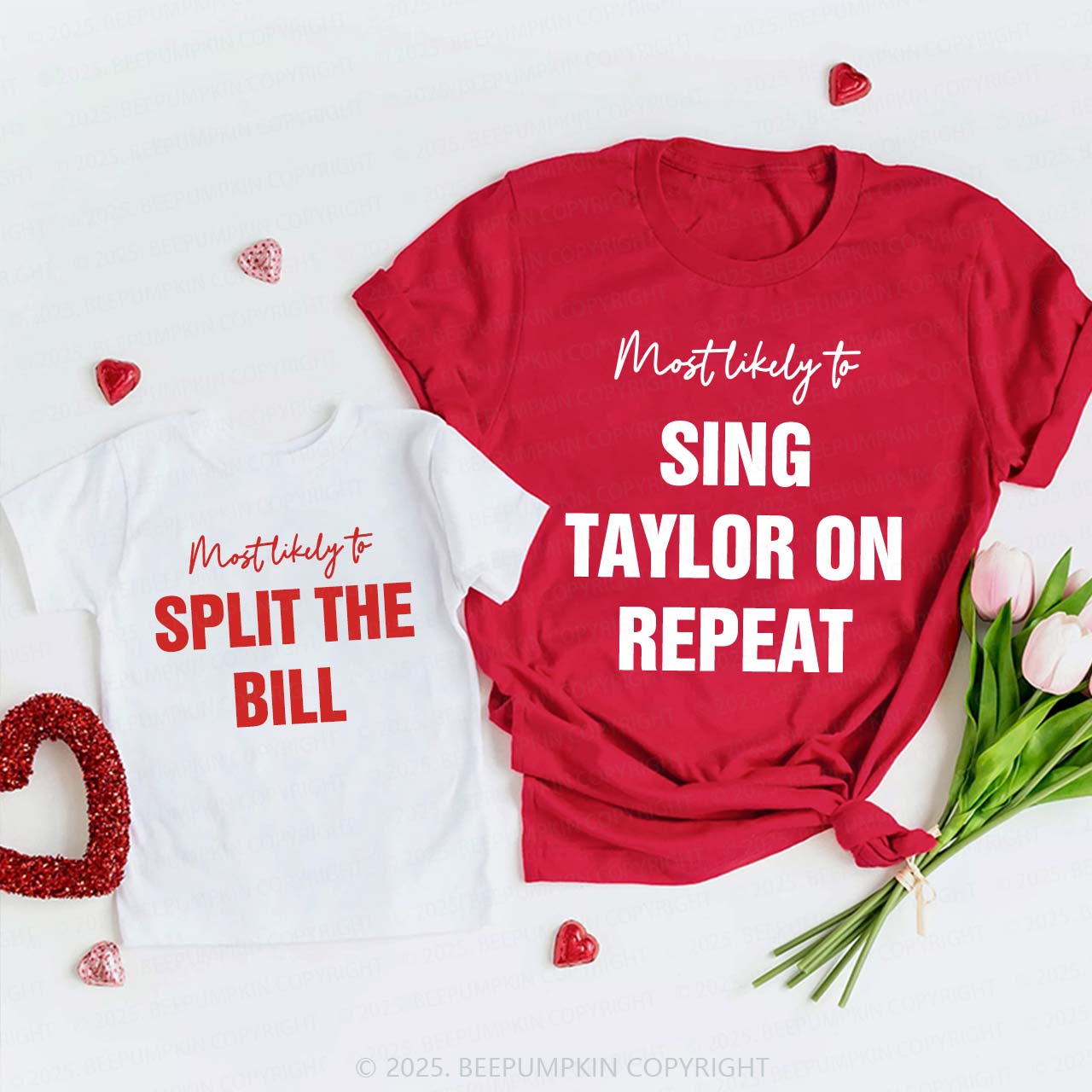 Personalized Most Likely To 20 Valentine's Day Family Shirt