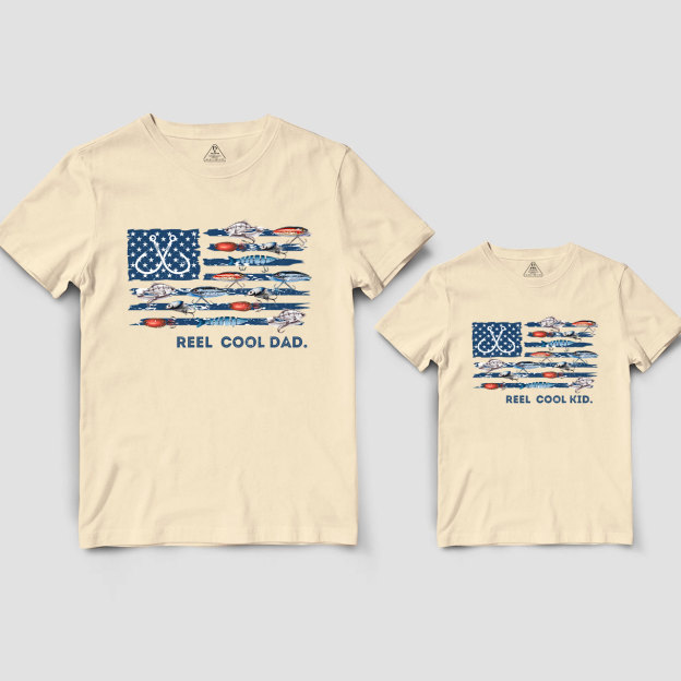 Reel Cool Dad Dad&Me Matching Shirts