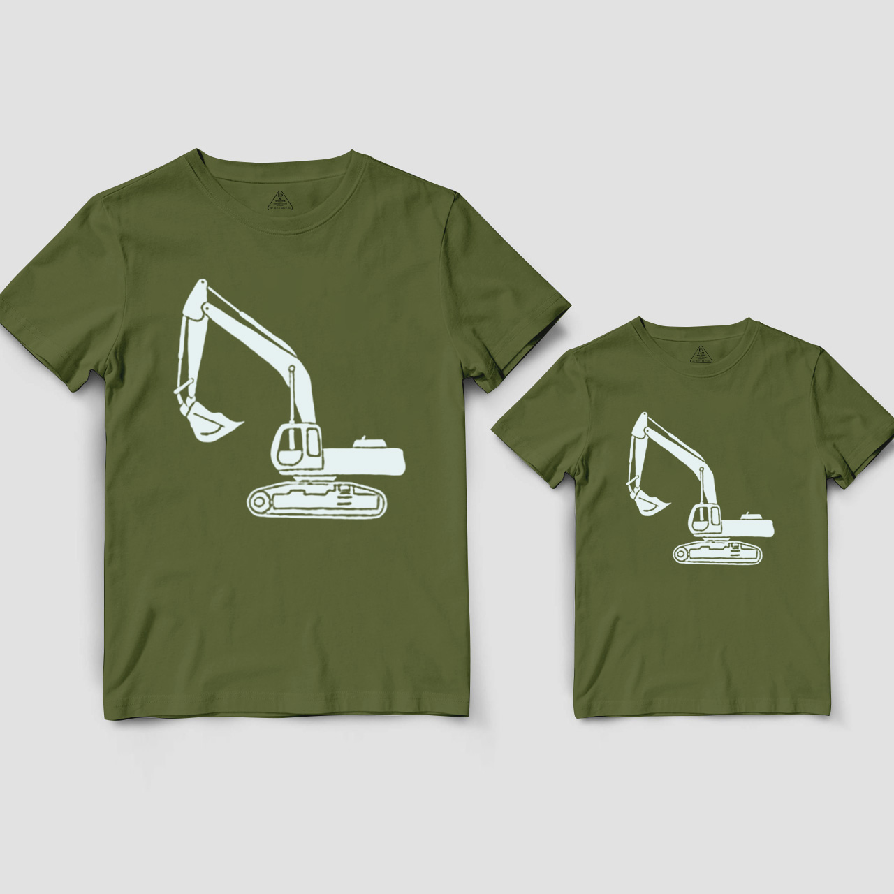 Excavator Du Dad&Me Matching Shirts