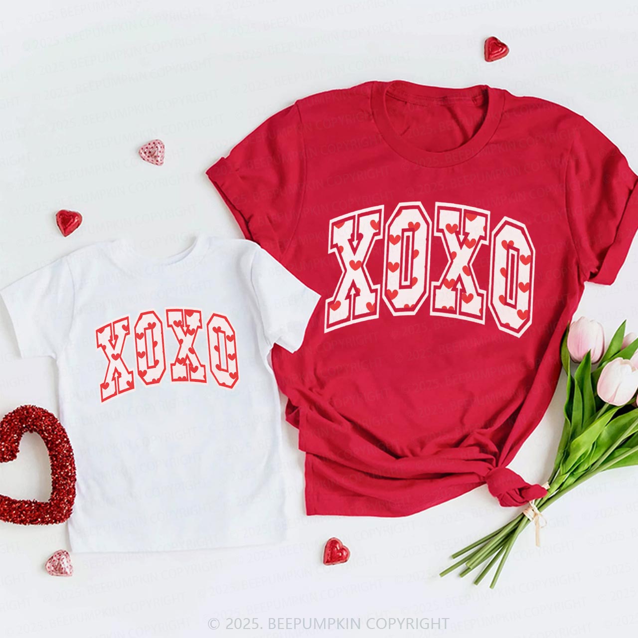 All You Need Is XOXO Valentine's Day Family Shirt