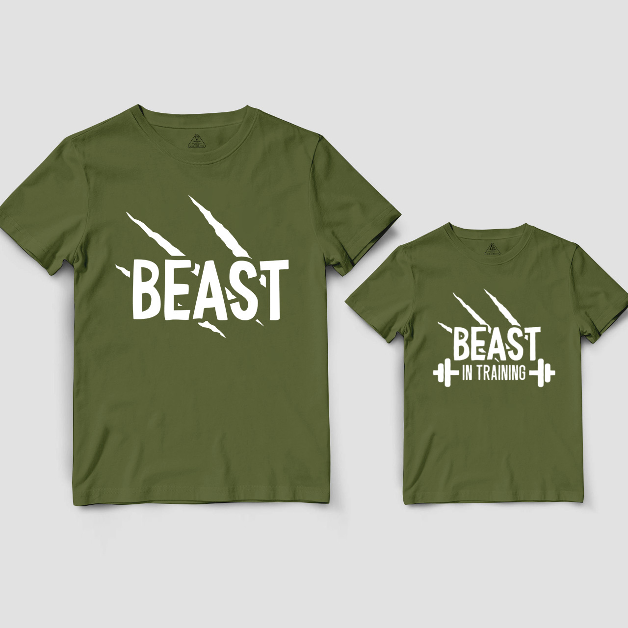 Beast And Beast In Training Dad&Me Matching Shirts