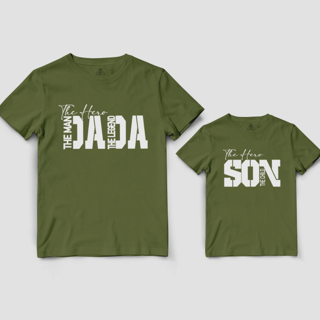 The Man The Legend Dad&Me Matching Shirts