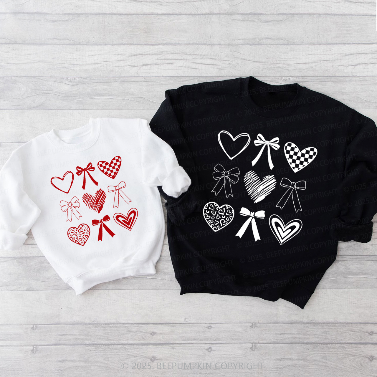 Nine Ways To Love Valentine's Day Matching Sweatshirts