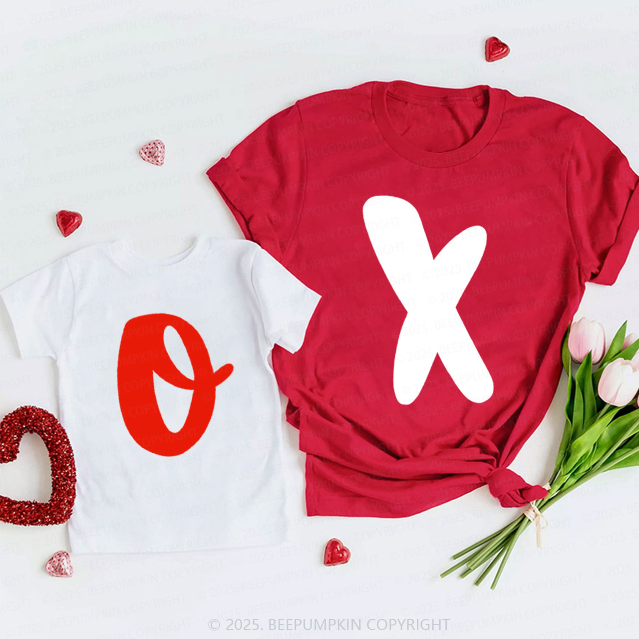Personalized XO Love Family Shirt
