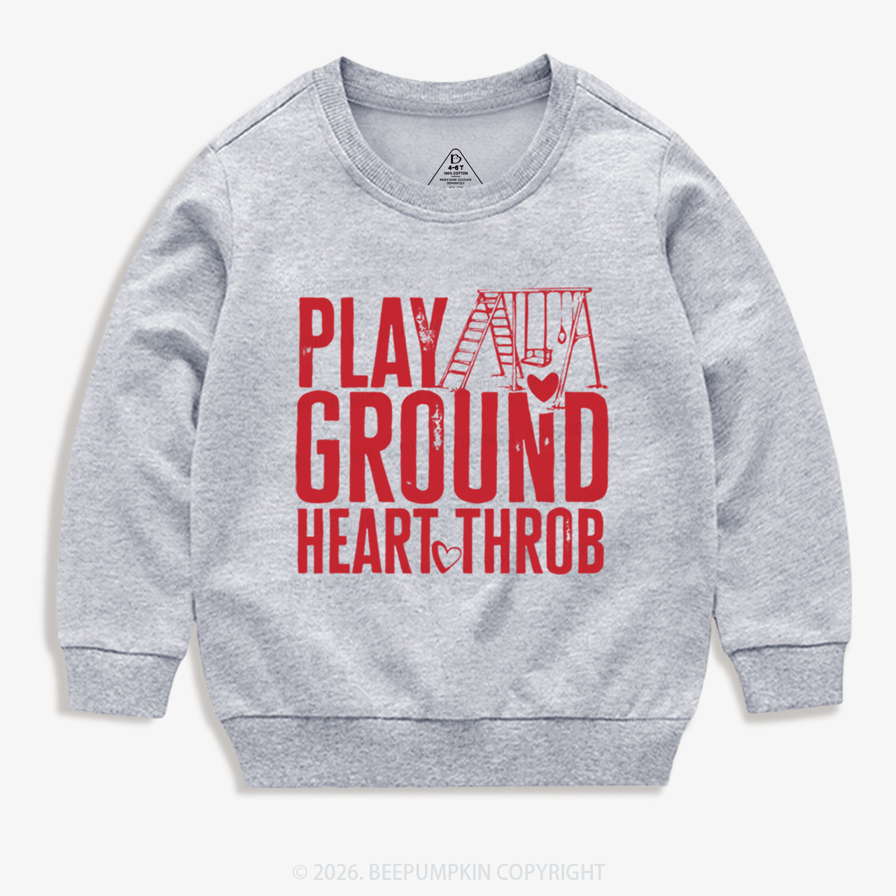 Playground Heartthrob Valentine's Day Kid's Sweatshirt