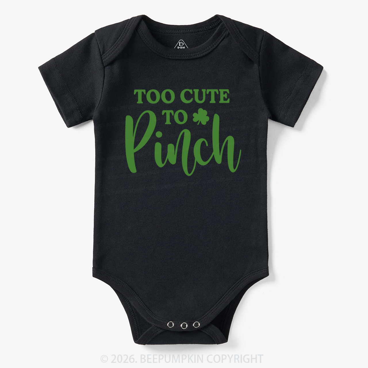 Too Cute To Pinch St. Patrick's Day Bodysuit