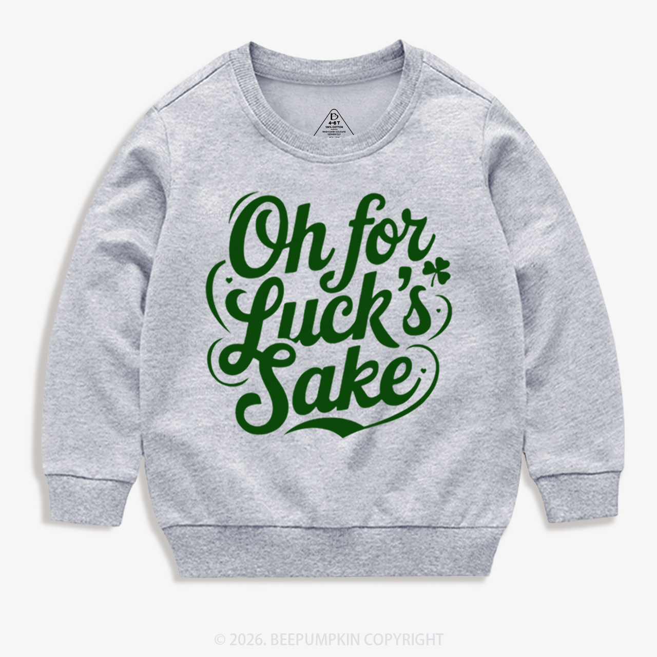 Oh For Luck’s Sake St. Patrick's Day Kid's Sweatshirt