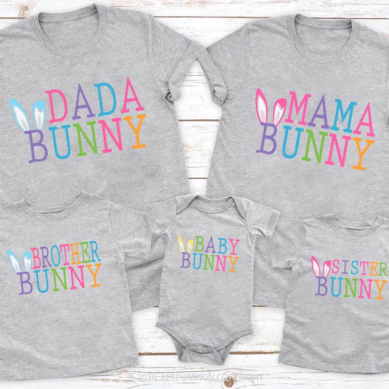 Easter Bunny Family Matching T-Shirts