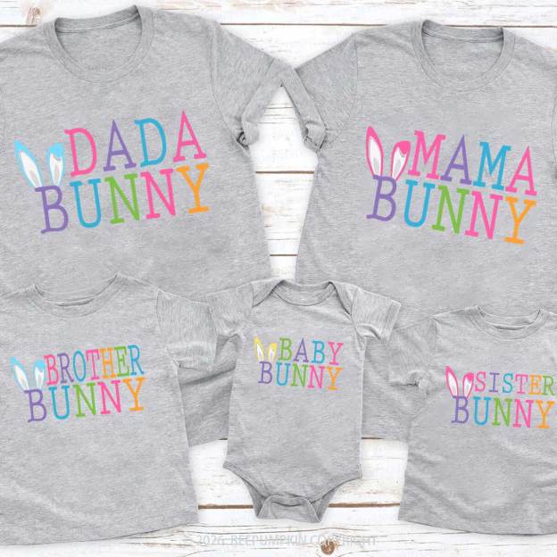 Easter Bunny Family Matching T-Shirts