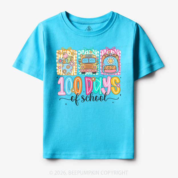 Classroom Art 100 Days of School Toddler&Kid's Tees