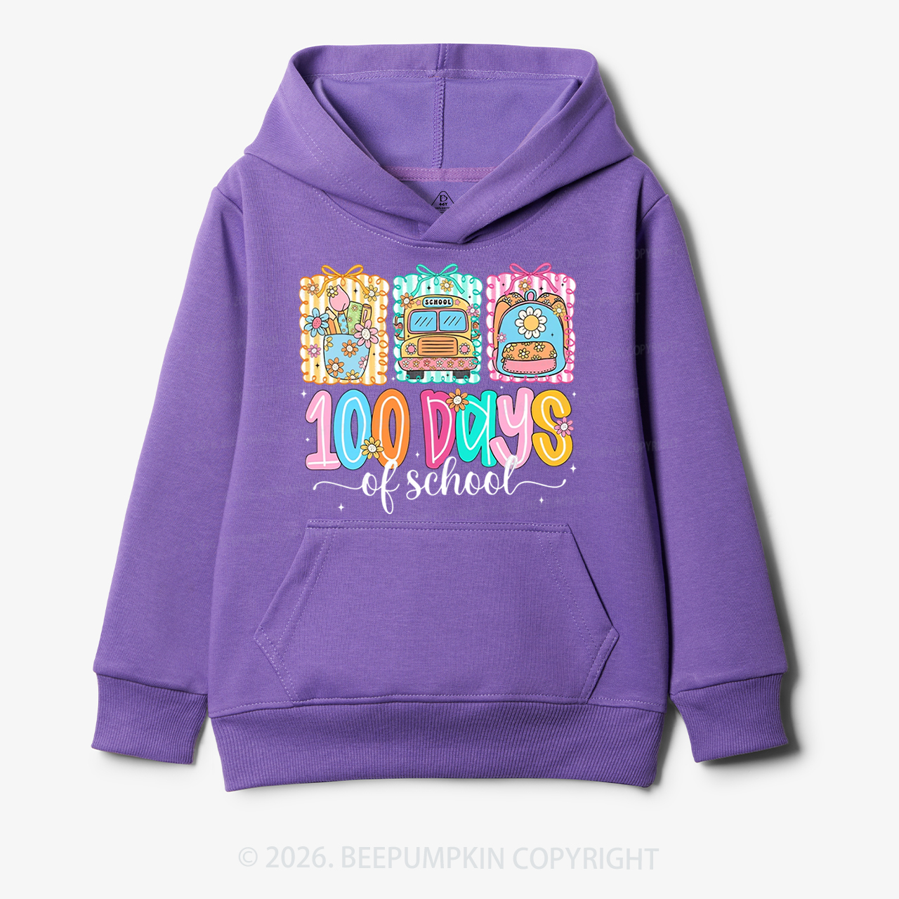 Classroom Art 100 Days of School Toddler&Kid's Hoodies