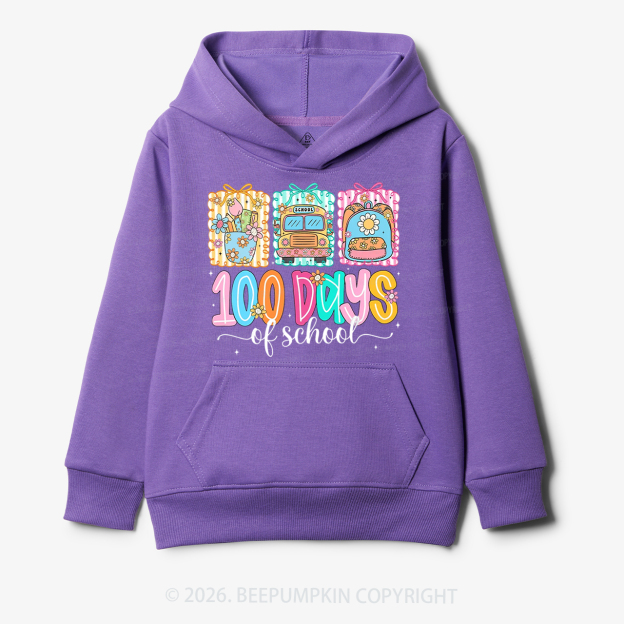 Classroom Art 100 Days of School Toddler&Kid's Hoodies