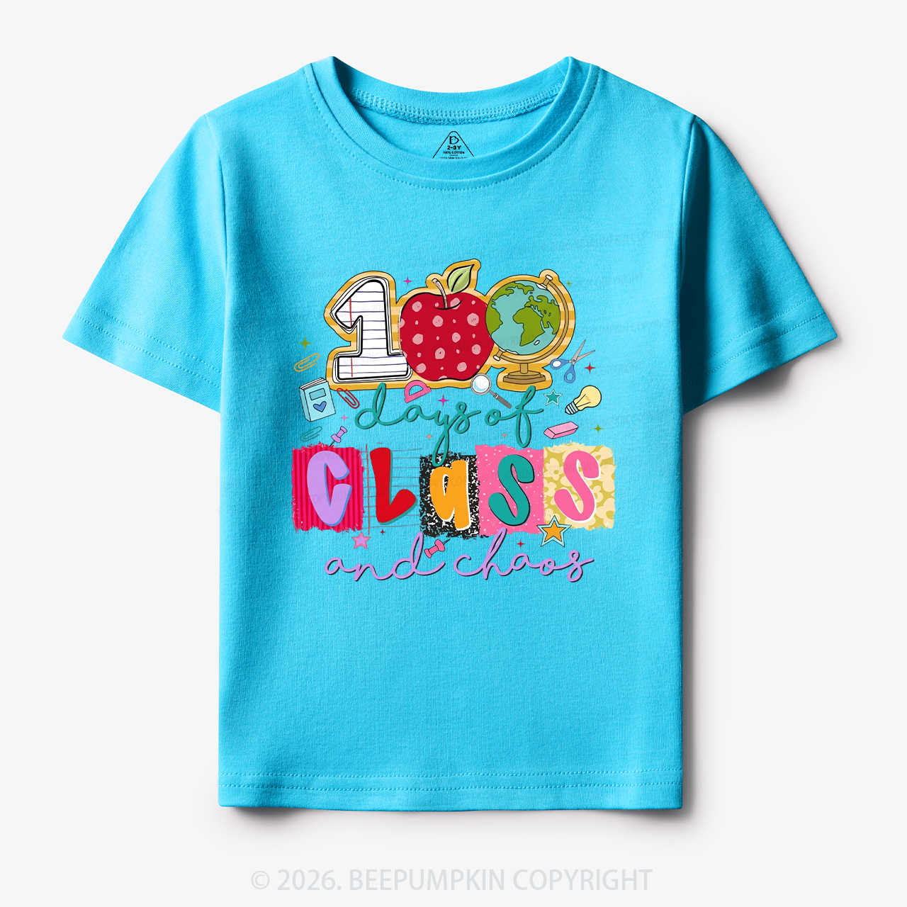 Class And Chaos 100 Days of School Toddler&Kid's Tees