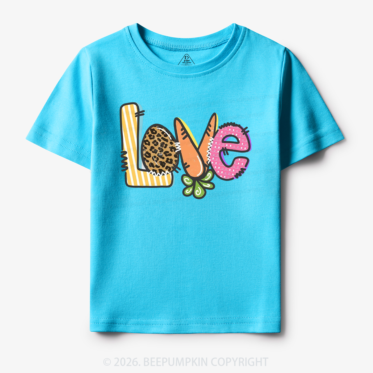Easter Carrot Love Toddler&Kid's Tees