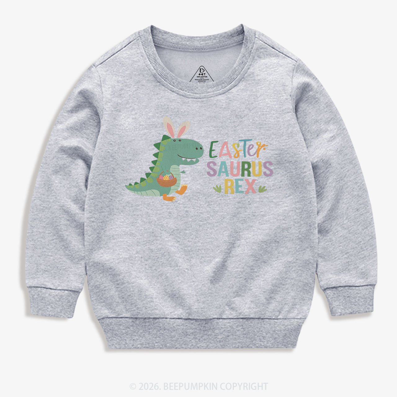 Easter Saurus Rex Kid's Sweatshirt