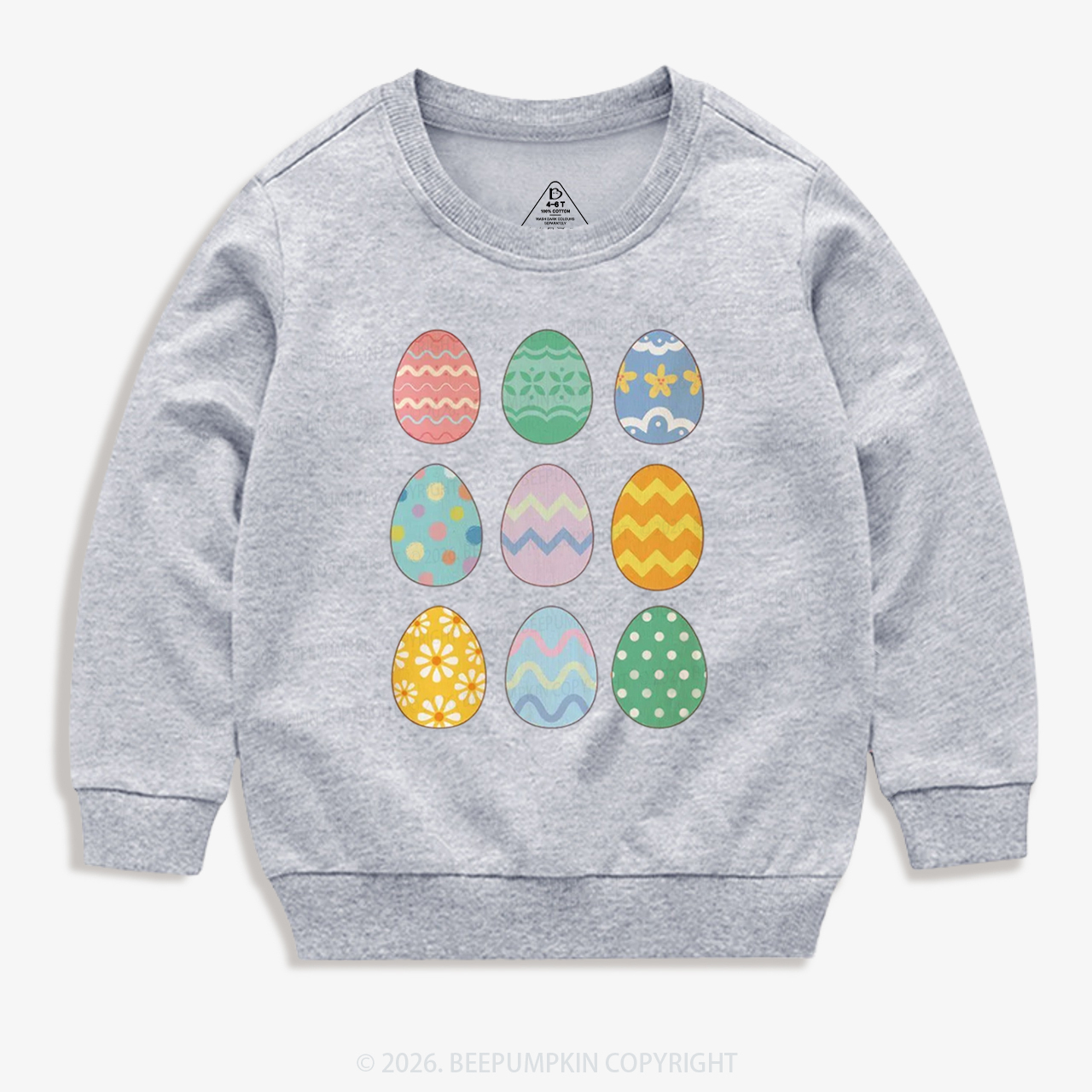 Cute Pastel Easter Egg Kid's Sweatshirt