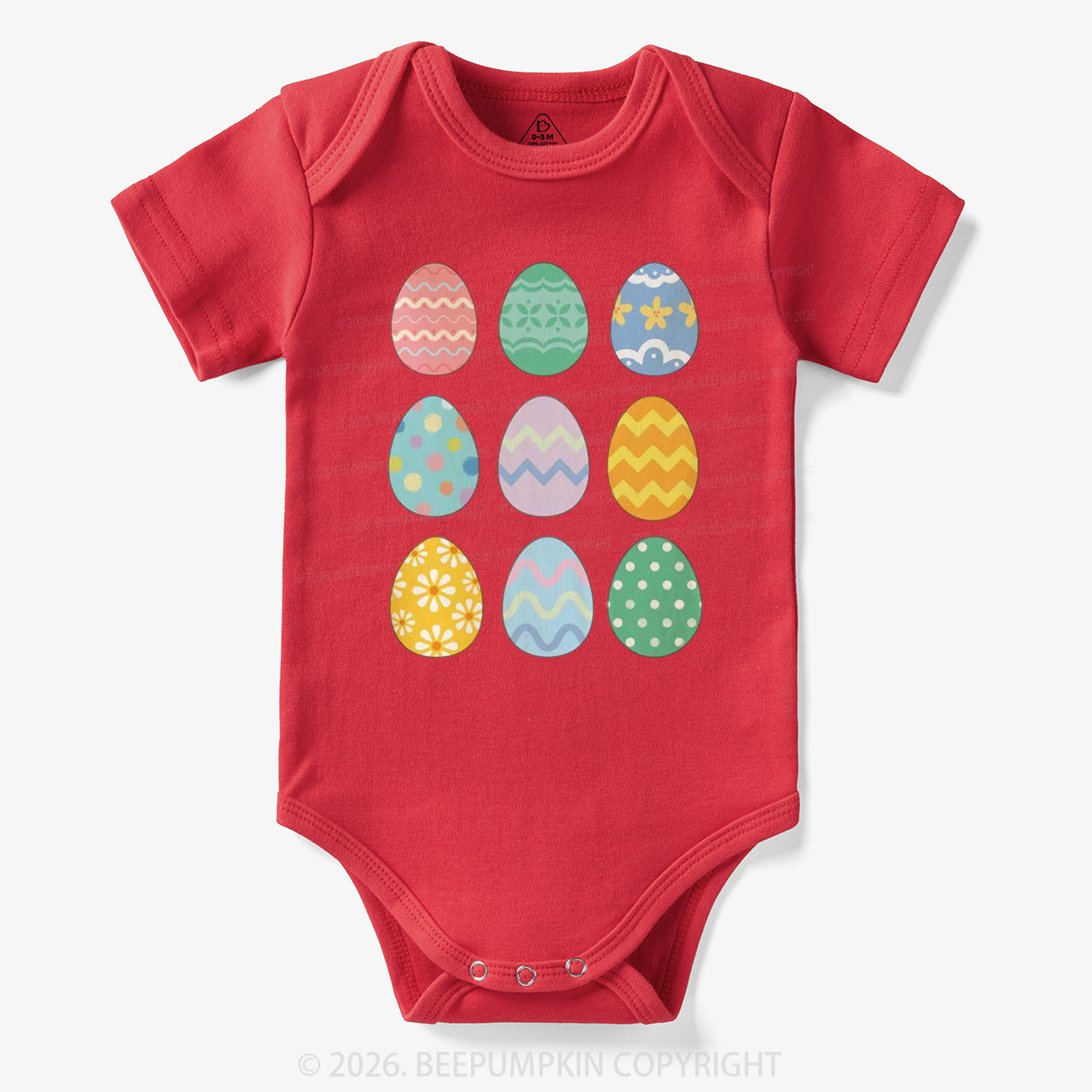 Cute Pastel Easter Egg Bodysuit