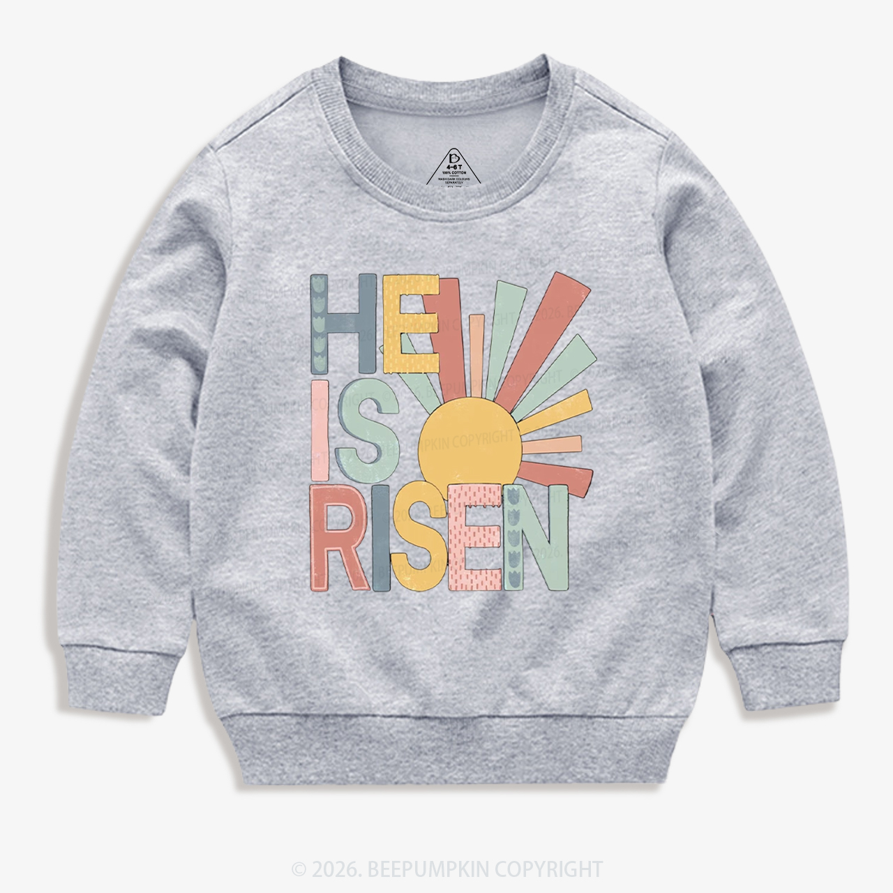 He Is Risen Love Like Jesu Easter Kid's Sweatshirt