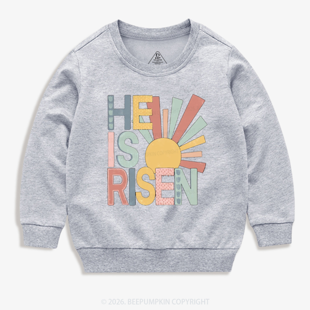 He Is Risen Love Like Jesu Easter Kid's Sweatshirt