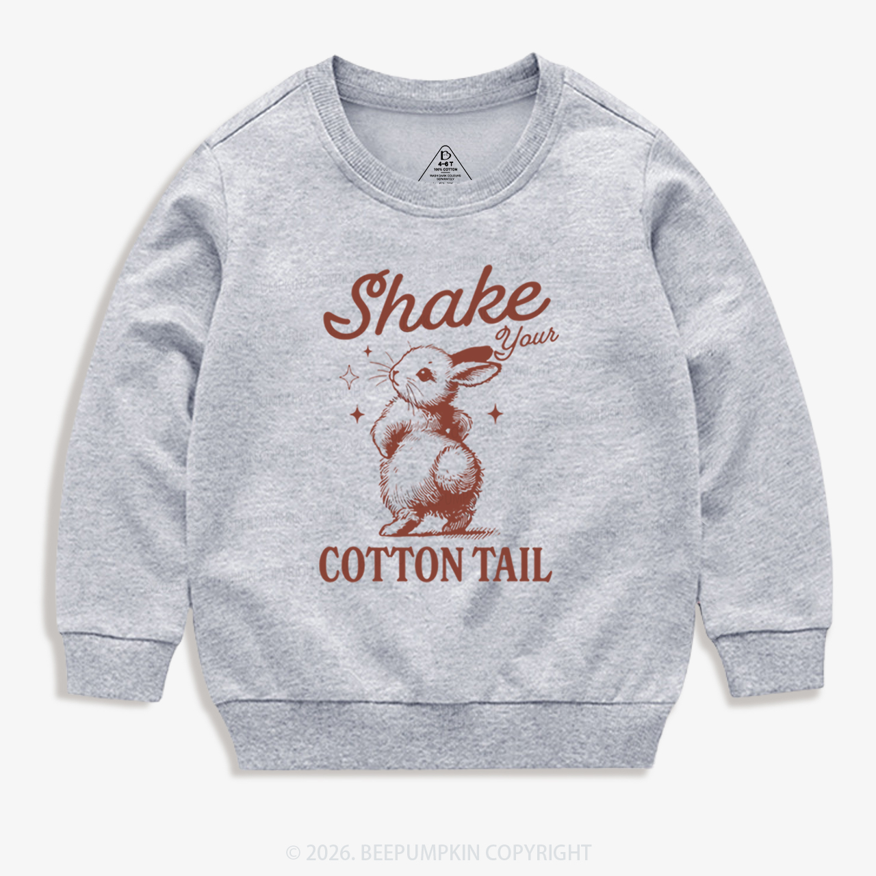 Shake Your Cotton Tail Easter Kid's Sweatshirt