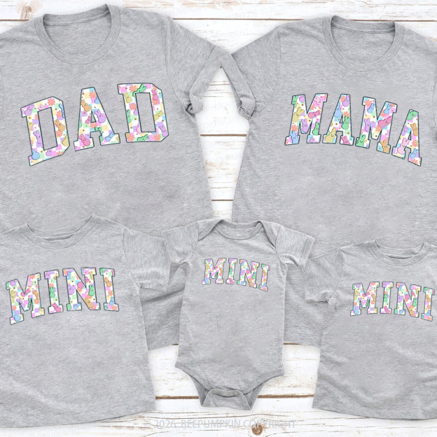 Bundle Easter Mama Dad Mini Family Matching T-Shirts
