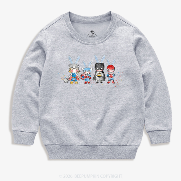 Easter Cute Cartoon Bunny Kid's Sweatshirt