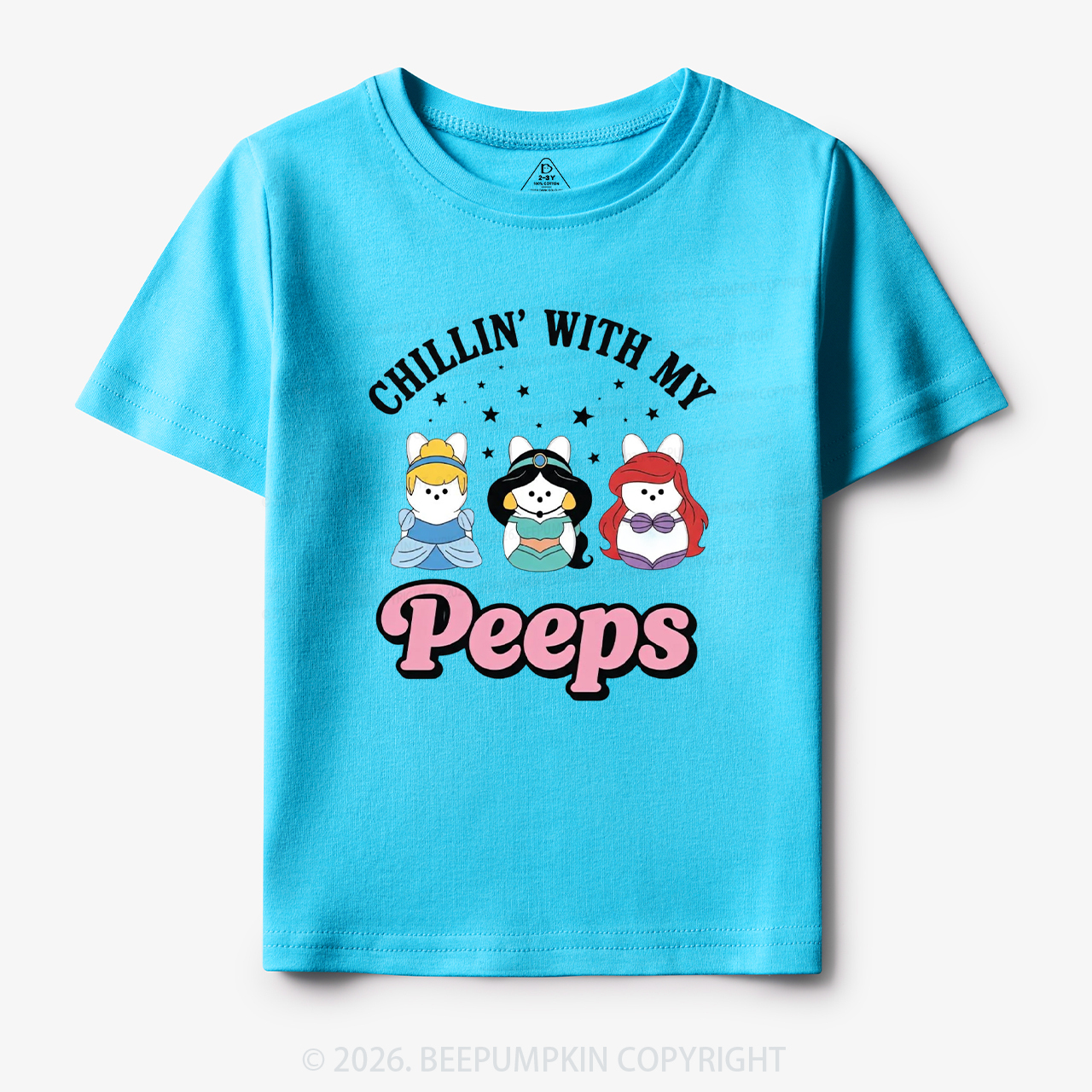 Chillin With My Peeps Bunny Toddler&Kid's Tees